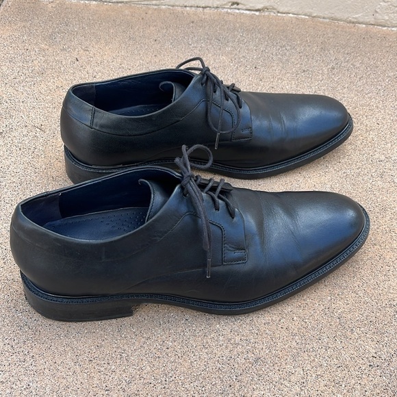 Cole Haan Black Oxford Dress Shoes Mens Sz 8.5 M Classic Wedding Formal Laces